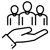 icon ressources humaines noire