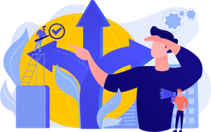 Personne cherchant la meilleure solution pour son entreprise Personne cherchant la meilleure solution pour son entreprise