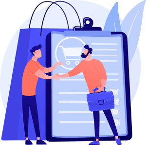 Personnes concluant un accord commercial