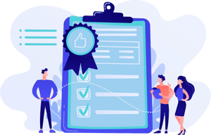 Des personnes recevant un label Des personnes recevant un label