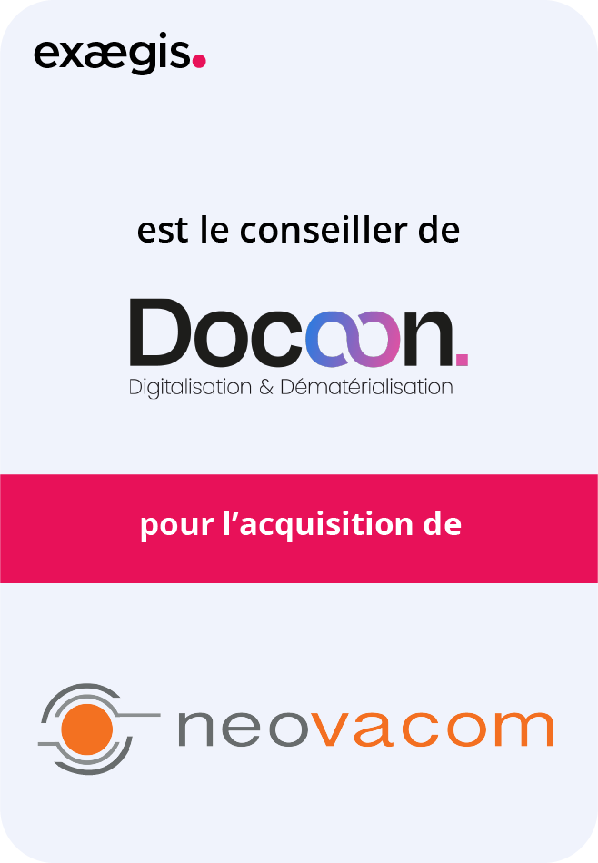 Exaegis est le conseiller de Docoon dans sa cession à Neovacom
